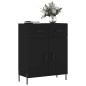 vidaXL Aparador de madera de ingeniería negro 69,5x34x90 cm vidaXL Aparador de madera de ingeniería negro 69,5x34x90 cm