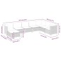 vidaXL Set de sofás de jardín 8 pzas y cojines ratán sintético gris vidaXL Set de sofás de jardín 8 pzas y cojines ratán sintético gris