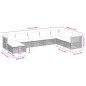 vidaXL Set de sofás de jardín 8 piezas y cojines ratán sintético negro vidaXL Set de sofás de jardín 8 piezas y cojines ratán sintético negro