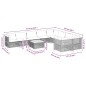 vidaXL Set de sofás de jardín 10 pzas cojines ratán sintético negro vidaXL Set de sofás de jardín 10 pzas cojines ratán sintético negro