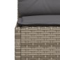 vidaXL Set de sofás de jardín 10 pzas con cojines ratán sintético gris vidaXL Set de sofás de jardín 10 pzas con cojines ratán sintético gris