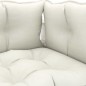 vidaXL Set muebles de palets para jardín 6 pzas madera cojines beige vidaXL Set muebles de palets para jardín 6 pzas madera cojines beige