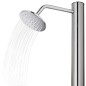 vidaXL Ducha de jardín acero inoxidable 215 cm vidaXL Ducha de jardín acero inoxidable 215 cm