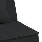 vidaXL Sofá cama en forma de L terciopelo negro 255x140x70 cm vidaXL Sofá cama en forma de L terciopelo negro 255x140x70 cm
