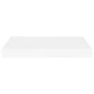 vidaXL Estantes flotantes de pared 4 uds MDF blanco 40x23x3,8 cm