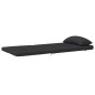 vidaXL Cojines para silla Adirondack 2 uds tela Oxford negro
