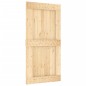 vidaXL Puerta corredera con herrajes madera maciza de pino 100x210 cm vidaXL Puerta corredera con herrajes madera maciza de pino 100x210 cm