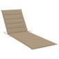 vidaXL Tumbona doble y cojines beige madera pino impregnada vidaXL Tumbona doble y cojines beige madera pino impregnada