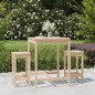 vidaXL Set de mesa y taburetes altos 3 piezas madera maciza de pino vidaXL Set de mesa y taburetes altos 3 piezas madera maciza de pino