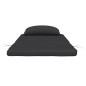 vidaXL Cojines para silla Adirondack 2 uds tela Oxford negro