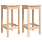 vidaXL Set de mesa y taburetes altos 3 piezas madera maciza de pino vidaXL Set de mesa y taburetes altos 3 piezas madera maciza de pino