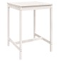 vidaXL Set de mesa y taburetes altos jardín 5 pzas madera pino blanco vidaXL Set de mesa y taburetes altos jardín 5 pzas madera pino blanco