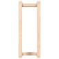 vidaXL Toallero de madera maciza de pino 23x18x60 cm vidaXL Toallero de madera maciza de pino 23x18x60 cm