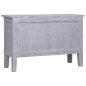 vidaXL Aparador con 2 cajones madera maciza de caoba 90x30x60 cm vidaXL Aparador con 2 cajones madera maciza de caoba 90x30x60 cm