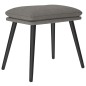 vidaXL Reposapiés de tela gris claro 45x29,5x35 cm vidaXL Reposapiés de tela gris claro 45x29,5x35 cm