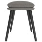 vidaXL Reposapiés de tela gris claro 45x29,5x35 cm vidaXL Reposapiés de tela gris claro 45x29,5x35 cm