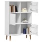 vidaXL Librería MOLDE madera maciza de pino marrón 90x35x133,5 cm vidaXL Librería MOLDE madera maciza de pino marrón 90x35x133,5 cm
