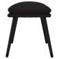 vidaXL Reposapiés cuero sintético brillante negro 45x29,5x35 cm vidaXL Reposapiés cuero sintético brillante negro 45x29,5x35 cm