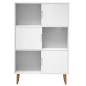 vidaXL Librería MOLDE madera maciza de pino marrón 90x35x133,5 cm vidaXL Librería MOLDE madera maciza de pino marrón 90x35x133,5 cm