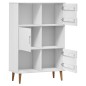 vidaXL Librería MOLDE madera maciza de pino marrón 90x35x133,5 cm vidaXL Librería MOLDE madera maciza de pino marrón 90x35x133,5 cm