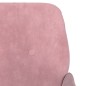 vidaXL Sillón de terciopelo rosa 62x79x79 cm vidaXL Sillón de terciopelo rosa 62x79x79 cm