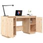 vidaXL Escritorio de madera maciza de pino 140x50x75 cm vidaXL Escritorio de madera maciza de pino 140x50x75 cm