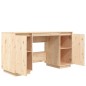vidaXL Escritorio de madera maciza de pino 140x50x75 cm vidaXL Escritorio de madera maciza de pino 140x50x75 cm