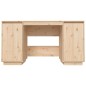 vidaXL Escritorio de madera maciza de pino 140x50x75 cm vidaXL Escritorio de madera maciza de pino 140x50x75 cm