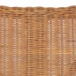 vidaXL Sofá 2 plazas marrón claro ratán natural y lino vidaXL Sofá 2 plazas marrón claro ratán natural y lino