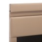 vidaXL Cama canapé hidráulica LED cuero sintético capuchino 90x200 cm vidaXL Cama canapé hidráulica LED cuero sintético capuchino 90x200 cm