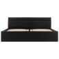 vidaXL Cama canapé hidráulica con LED cuero sintético negra 180x200 cm vidaXL Cama canapé hidráulica con LED cuero sintético negra 180x200 cm