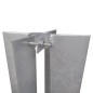 vidaXL Clavijas de postes de valla 2 unidades acero vidaXL Clavijas de postes de valla 2 unidades acero