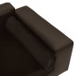 vidaXL Sofá para perros felpa y cuero sintético marrón 81x43x31 cm vidaXL Sofá para perros felpa y cuero sintético marrón 81x43x31 cm