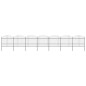 vidaXL Valla de jardín con punta de lanza acero negro (1,5-1,75)x11,9m vidaXL Valla de jardín con punta de lanza acero negro (1,5-1,75)x11,9m