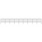 vidaXL Valla de jardín con punta de lanza acero negro (1,5-1,75)x15,3m vidaXL Valla de jardín con punta de lanza acero negro (1,5-1,75)x15,3m