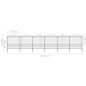 vidaXL Valla de jardín con puntas de lanza acero negro (1,75-2)x10,2 m vidaXL Valla de jardín con puntas de lanza acero negro (1,75-2)x10,2 m
