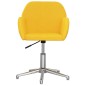 vidaXL Silla de oficina giratoria de tela amarillo claro vidaXL Silla de oficina giratoria de tela amarillo claro
