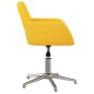 vidaXL Silla de oficina giratoria de tela amarillo claro vidaXL Silla de oficina giratoria de tela amarillo claro
