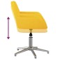 vidaXL Silla de oficina giratoria de tela amarillo claro vidaXL Silla de oficina giratoria de tela amarillo claro