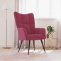 vidaXL Silla de relajación de terciopelo rojo vino tinto vidaXL Silla de relajación de terciopelo rojo vino tinto