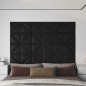 vidaXL Paneles de pared 12 uds cuero sintético negro 30x30 cm 0,54 m² vidaXL Paneles de pared 12 uds cuero sintético negro 30x30 cm 0,54 m²