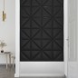 vidaXL Paneles de pared 12 uds cuero sintético negro 30x30 cm 0,54 m² vidaXL Paneles de pared 12 uds cuero sintético negro 30x30 cm 0,54 m²