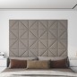 vidaXL Paneles de pared 12 uds terciopelo gris claro 30x30 cm 0,54 m² vidaXL Paneles de pared 12 uds terciopelo gris claro 30x30 cm 0,54 m²