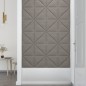 vidaXL Paneles de pared 12 uds terciopelo gris claro 30x30 cm 0,54 m² vidaXL Paneles de pared 12 uds terciopelo gris claro 30x30 cm 0,54 m²