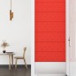 vidaXL Paneles de pared 12 uds cuero sintético rojo 90x30 cm 3,24 m² vidaXL Paneles de pared 12 uds cuero sintético rojo 90x30 cm 3,24 m²