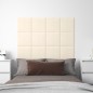 vidaXL Paneles de pared 12 uds terciopelo crema 30x30 cm 1,08 m² vidaXL Paneles de pared 12 uds terciopelo crema 30x30 cm 1,08 m²