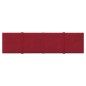 vidaXL Paneles de pared 12 uds terciopelo rojo tinto 60x15 cm 1,08 m² vidaXL Paneles de pared 12 uds terciopelo rojo tinto 60x15 cm 1,08 m²