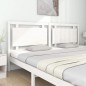 vidaXL Cabecero de cama madera maciza de pino blanco 205,5x4x100 cm vidaXL Cabecero de cama madera maciza de pino blanco 205,5x4x100 cm