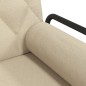 vidaXL Sofá cama con reposabrazos tela color crema vidaXL Sofá cama con reposabrazos tela color crema