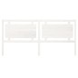 vidaXL Cabecero de cama madera maciza de pino blanco 205,5x4x100 cm vidaXL Cabecero de cama madera maciza de pino blanco 205,5x4x100 cm